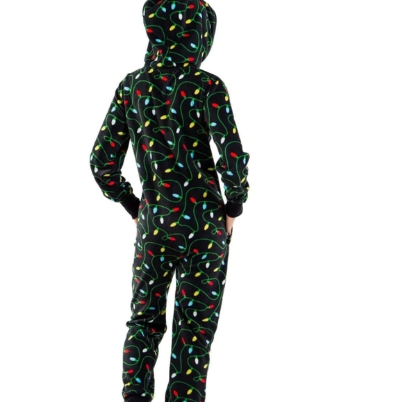 TipsyElves christmas string of lights onesie - Picture 10 of 12